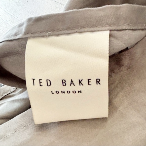 TED BAKER LONDON Black Beige FEATHERS Set Of 2 King Size Pillow Shams 20” X 36” - Picture 7 of 8